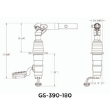 TACO Marine Grand Slam Mount for 1-1/2" Outriggers - GS-390BHC