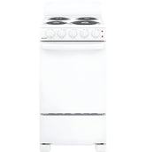 HOTPOINT 20" Electric Free-Standing Front-Control Electric Range - RAS200DMWW-KT