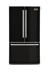 Kucht Professional 36 In. 26.1 cu. ft. Refrigerator with Interior Ice Maker, Black - K748FDS-K