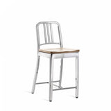 Emeco 1104 Navy Counter Stool - 1104 24 ASH