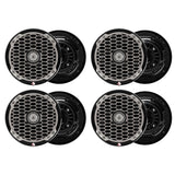 Rockford Fosgate Punch Marine 6.5" 170W 2 Way Outdoor Portable Speakers 8 Pack - 123031