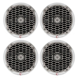Rockford Fosgate Punch Marine 6.5" 170W 2 Way Boat Component Speakers 4 Pack - 123358
