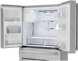 Sharp French 4-Door Counter-Depth Refrigerator with Water Dispenser - SJG2254FS-KT-