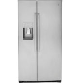GE APPLIANCES PZS22MYKFS GE Profile™ Series 21.9 Cu. Ft. Counter-Depth Side-By-Side Refrigerator - PZS22MYKFS