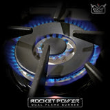 Kucht Professional 48" 6.7 cu ft. Propane Gas Range in Light Blue with Silver Accents - KNG481/LP-LB