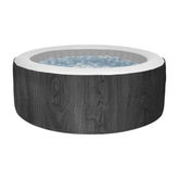 JLeisure Avenli 1,200L 63" 6 Person Inflatable Round Hot Tub Spa, Black 2 Pack - 233438