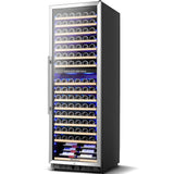 AOBOSI 24 inch Wine Cooler 176 Bottles Capacity Dual Zone - YC-510B