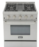 Kucht Professional 30 in. 4.2 cu ft. Propane Gas Range with Silver Knobs - KRG3080U/LP-S