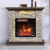 Duraflame Austin Infrared Electric Fireplace Mantel Package in Stone - 18WM30048-16001 - 201616