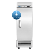 Frigos Commercial Reach in Freezer 27" Width Solid 1 Door 21 Cu Ft Frigos FG-FZ-1D with Aluminum Interior with 304 Stainless Steel Floor - FG-FZ-1D