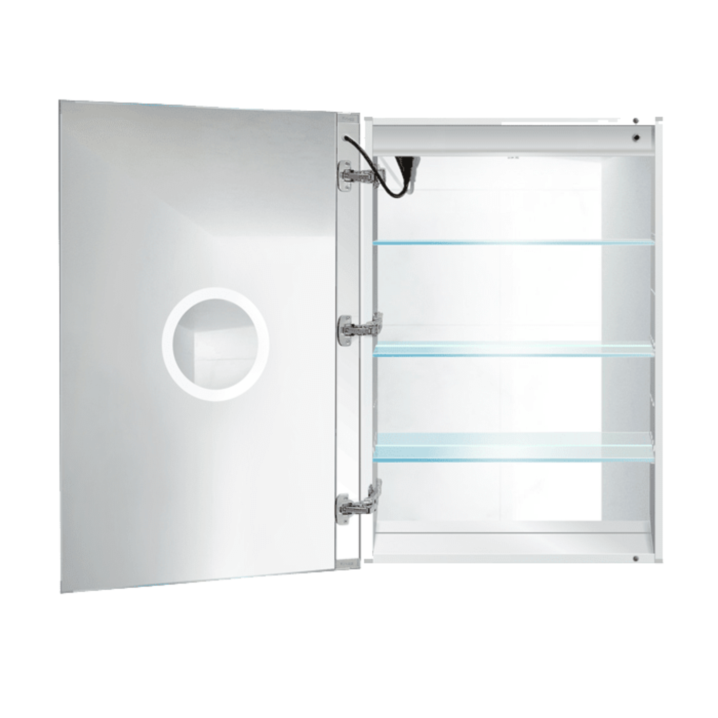 Krugg Svange 2436L 24" X 36" LED Medicine Cabinet with Dimmer & Defogger SVANGE2436L - Backyard Provider