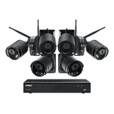 Lorex Wire Free Battery Two-Way Audio 6 Camera 6 Channel Indoor/Outdoor Security Surveillance System New LWF2080BG2-66