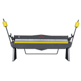 KAKA Industrial W-10012A Heavy-Duty Pan and Box Brake, 12-Gauge Mild Steel, High Versatility and Durability Sheet Metal Box Pan Brake - 173129