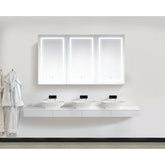 Krugg Svange 7242TLRR 72″ X 42″ LED Medicine Cabinet with Dimmer & Defogger SVANGE7242TLRR - Backyard Provider