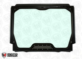Moto Armor Polaris RZR Pro XP Full Glass Windshield (2020+) - MA-RZPRO-WS-GLS-BLK-C-Y