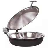 Spring USA 2382-88/36 Titanium Seasons Induction Sauteuse Chafing Dish w/ Black Pearl Accents - SP23828836