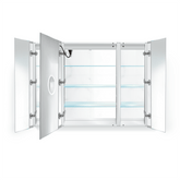 Krugg Svange 4836LLR 48" X 36" LED Medicine Cabinet with Dimmer & Defogger SVANGE4836LLR - Backyard Provider