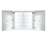 Krugg Svange 4842D 48″ X 42″ LED Medicine Cabinet with Dimmer & Defogger SVANGE4842D - Backyard Provider