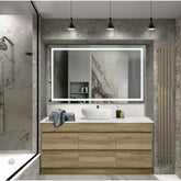 Krugg Icon 60" X 36" LED Wall Mirror ICON6036 - Backyard Provider
