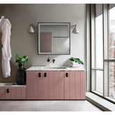 Krugg Soho 36" X 36" Black LED Bathroom Mirror SOHO3636B - Backyard Provider