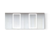 Krugg Svange 10242DLLRRR 102″ X 42″ LED Medicine Cabinet with Dimmer & Defogger SVANGE10242DLLRRR - Backyard Provider