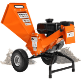 Super Handy GUO074 Mini Wood Chipper Shredder Mulcher Heavy Duty 7HP Compact Design 3" Max Cutting Capacity New