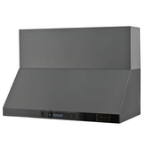 Kucht Professional 48" Wall Mount Range Hood 1,200 CFM in Titanium Stainless Steel - KRH483A-C