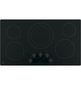GE APPLIANCES JP3036DLBB GE 36" Built-In Knob Control Electric Cooktop - JP3036DLBB-KT