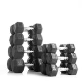 380 lb Dumbbell Set and Rack - Backyard Provider