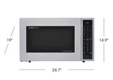 SHARP 1.5 cu. ft. 900W Sharp Stainless Steel Carousel Convection + Microwave Oven - SMC1585BS-KT