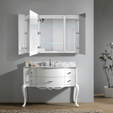 Krugg Svange 4836LLR 48" X 36" LED Medicine Cabinet with Dimmer & Defogger SVANGE4836LLR - Backyard Provider