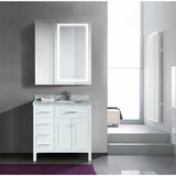 Krugg Svange 4242R 42″ X 42″ LED Medicine Cabinet with Dimmer & Defogger SVANGE4242R - Backyard Provider