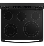 GE APPLIANCES GRF600AVBB GE(R) 30" Free-Standing Electric Convection Range with No Preheat Air Fry and EasyWash(TM) Oven Tray -GRF600AVBB-KT