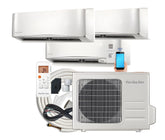 DuctlessAire 21 SEER Dual Zone 27,000 BTU DuctlessAire Mini Split Air Conditioner DA27-12-12