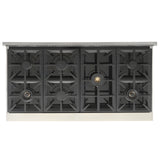 Kucht Professional 48" 6.7 cu. ft. Propane Gas Range in Cement Gray with Silver Accents - KFX480/LP-GY