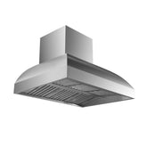 Proline Wall Mounted Range hood, Ducted, 2000 CFM, Thick 304 Stainless Steel - PLGW WC BBQ Pro PRE