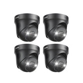 Zosi 4PCS 4K Add-on PoE Security Cameras, Person & Vehicle Detection, C225 - 4PCS 4K