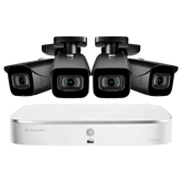 Lorex 8-Channel Fusion NVR System with Four 4K 8MP IP Cameras Security Surveillance System New N4K2-84BB