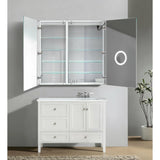 Krugg Svange 4242R 42″ X 42″ LED Medicine Cabinet with Dimmer & Defogger SVANGE4242R - Backyard Provider
