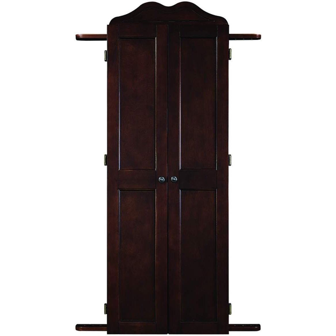 Ram Game Room Dartboard Cabinet Cue Holder - Cappuccino - DCAB2 CAP - Backyard Provider