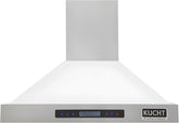 Kucht Professional 36" Wall Mount Range Hood 900 CFM in White - KRH3615-W