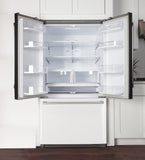 Kucht Professional 36 In. 26.1 cu. ft. Refrigerator with Interior Ice Maker, White - K748FDS-W