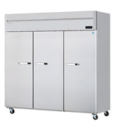 Blue Air| 81" Wide 3 Door Top Mount Reach-In Refrigerator - BSR72T-HC