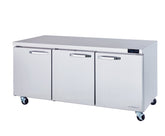 Blue Air 72" Wide 3 Door Undercounter Refrigerator - BLUR72-HC