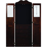 Ram Game Room Dartboard Cabinet Cue Holder - Cappuccino - DCAB2 CAP - Backyard Provider