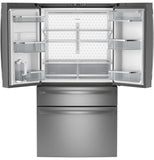 GE Profile 23.2 Cu. Ft. Smart Counter-Depth French-Door Refrigerator, 4-Door, Dual-Dispense AutoFill – PJE23BYWFS-KT