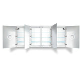 Krugg Svange 8436DLLRR 84″ X 36″ LED Medicine Cabinet with Dimmer & Defogger SVANGE8436DLLRR - Backyard Provider
