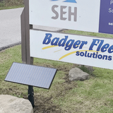 AVS Energy Solar LED Sign Light 20 Watt 2000 Lumens 5000K Billboard Light Monument Sign Lighting Solar Uplight - AVS-UPL-20W