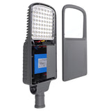 AVS Energy Solar LED Street Light 100 Watt 12800 Lumens 5000K | Smart Street Light Built In Bluetooth | All in One SE Street Light - AVS-CYS-100W