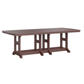 Berlin Gardens Garden Classic 44" x 96" Rectangular Table - Counter Height- GCOT4496CBK